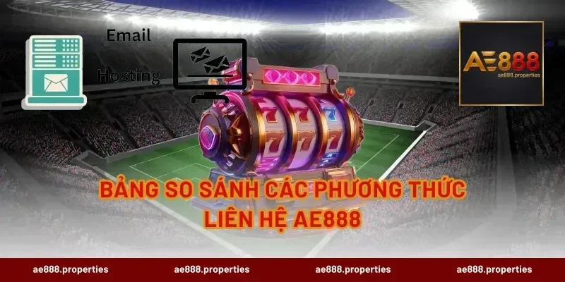 Bảng so sánh các phương thức liên hệ AE888