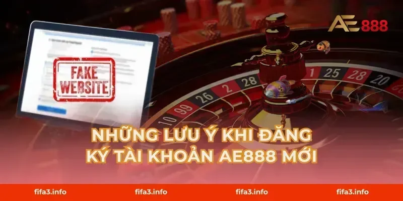 Những lưu ý khi đăng ký tài khoản AE888 mới